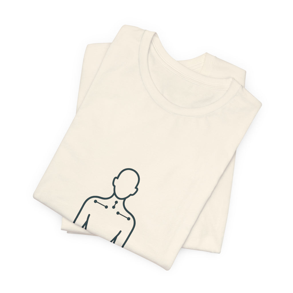 T‑Shirt — "Ten Minutes. Total Relief." Minimalist Acupressure Graphic Tee