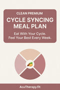 Cycle Syncing Meal Plan – Hormone Balance, PMS Relief, Natural Eating Guide (Printable)