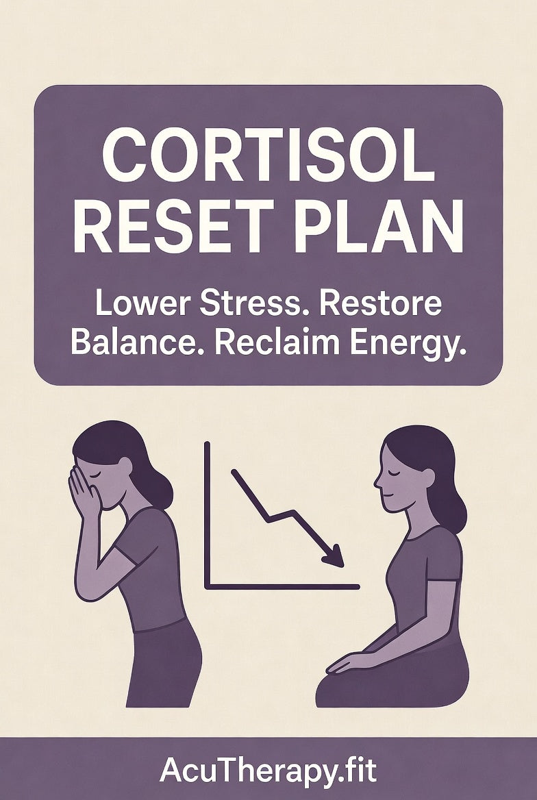 Full Stress Reset Bundle — Printable Cortisol Reset + Sleep Reset + Cycle Syncing Meal Plan for Stress and Hormones