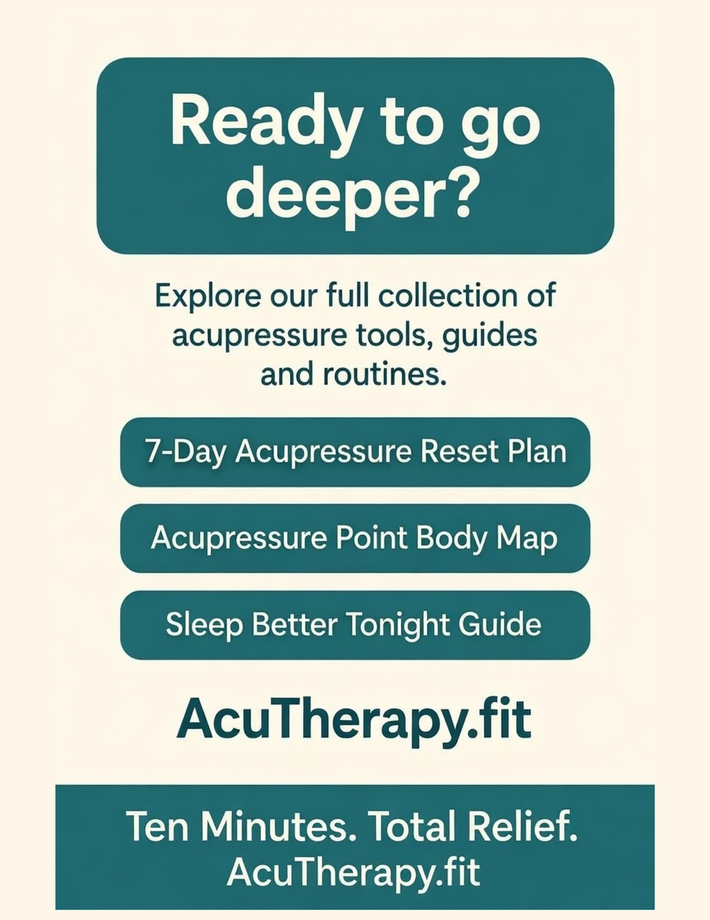 Natural Pain Relief Guide — Printable Acupressure E-book for Back Pain, Headaches, Stress & Better Sleep