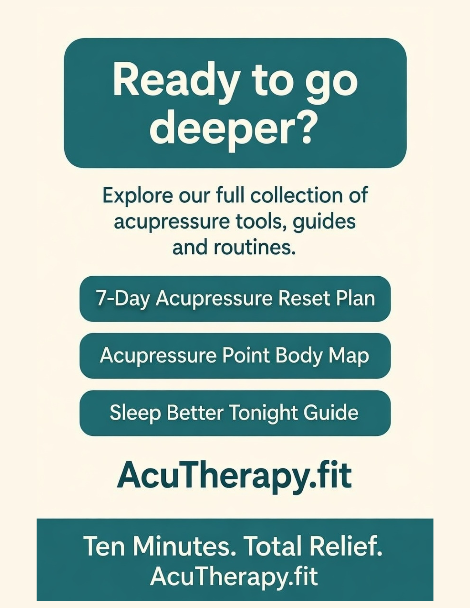 Natural Pain Relief Guide — Printable Acupressure E-book for Back Pain, Headaches, Stress & Better Sleep