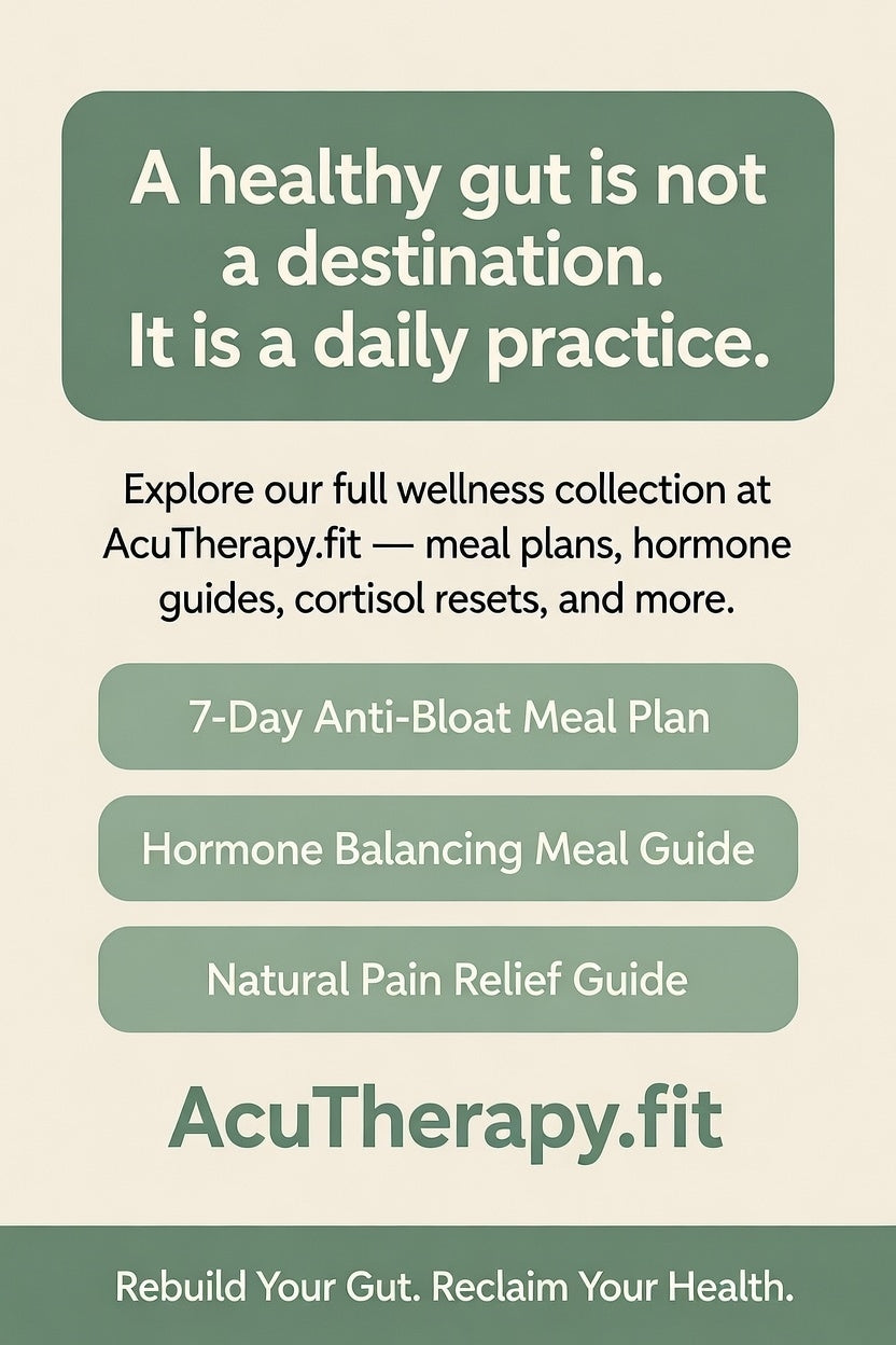 Gut Health 30-Day Reset Guide – Heal Microbiome, End Bloating (Printable)