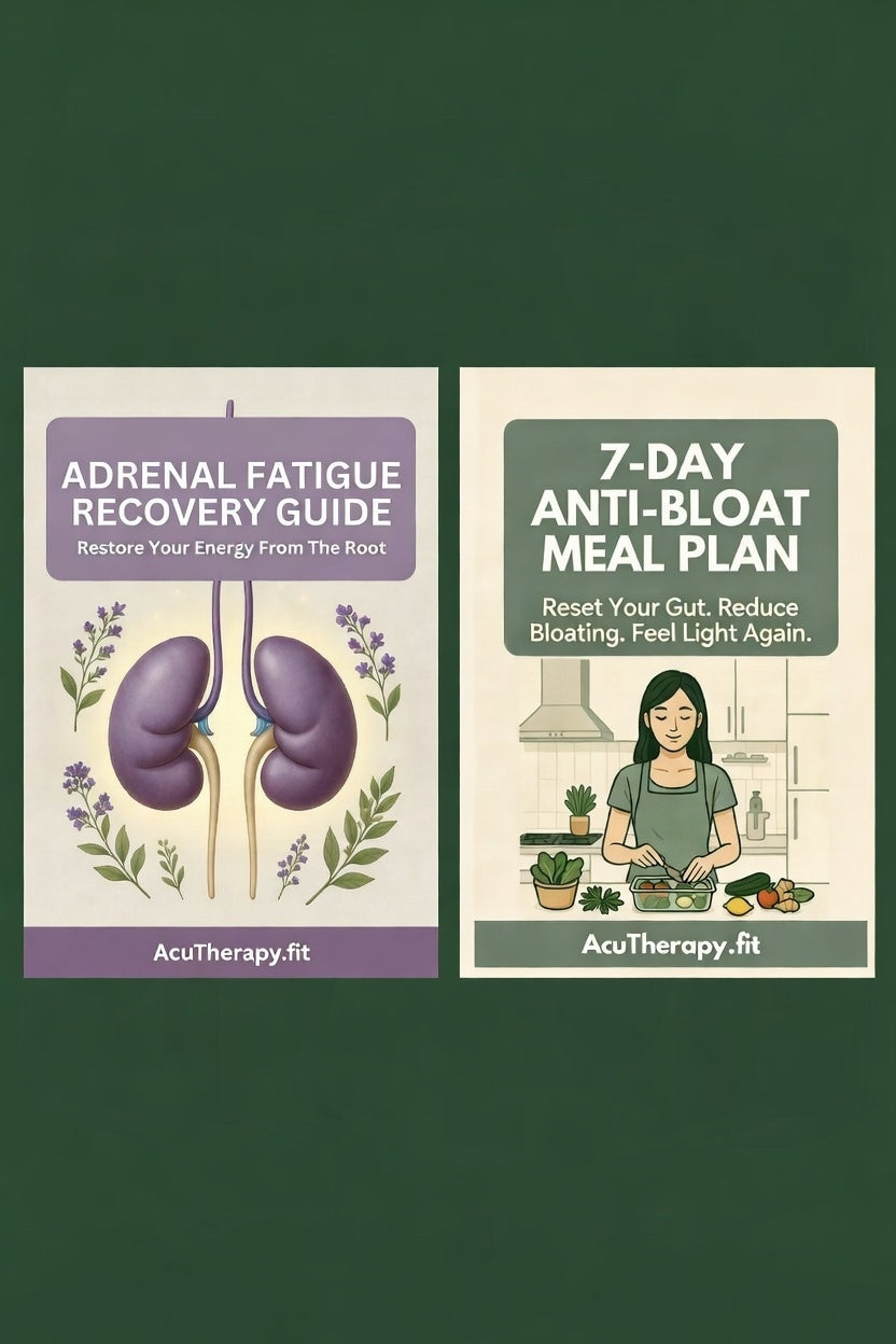 Gut Reset Bundle — Printable Anti-Bloat Meal Plan + Adrenal Fatigue Recovery Guide for Digestion and Energy