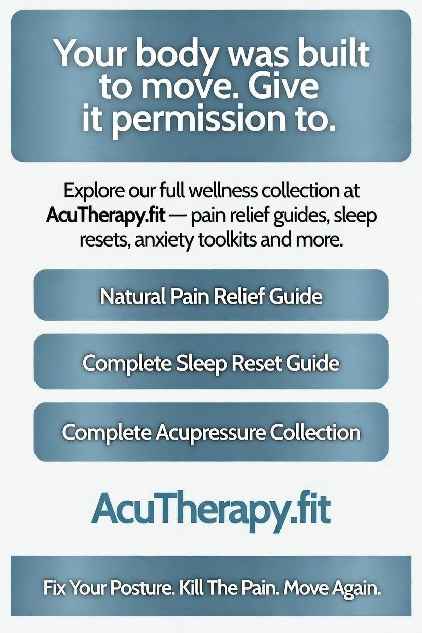 Desk Worker Recovery Plan – Fix Posture, Relieve Back Pain (Printable Guide)