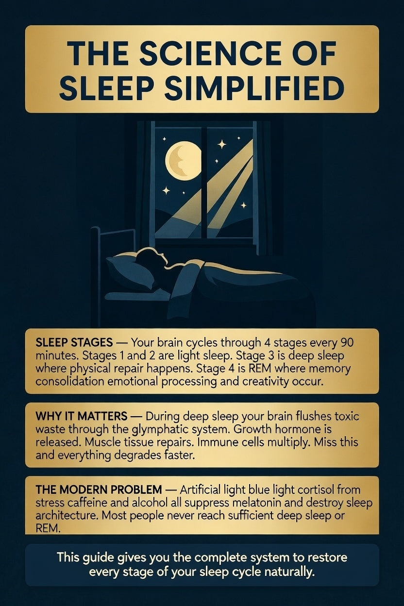 Sleep and Recovery System Bundle — Printable Acupressure Routine + Complete Sleep Reset Guide for Insomnia and Deep Rest