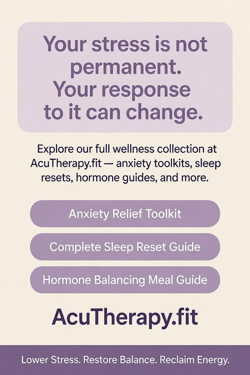 Cortisol Reset Plan — Printable Guide to Lower Stress Hormones, Reduce Belly Fat & Restore Energy