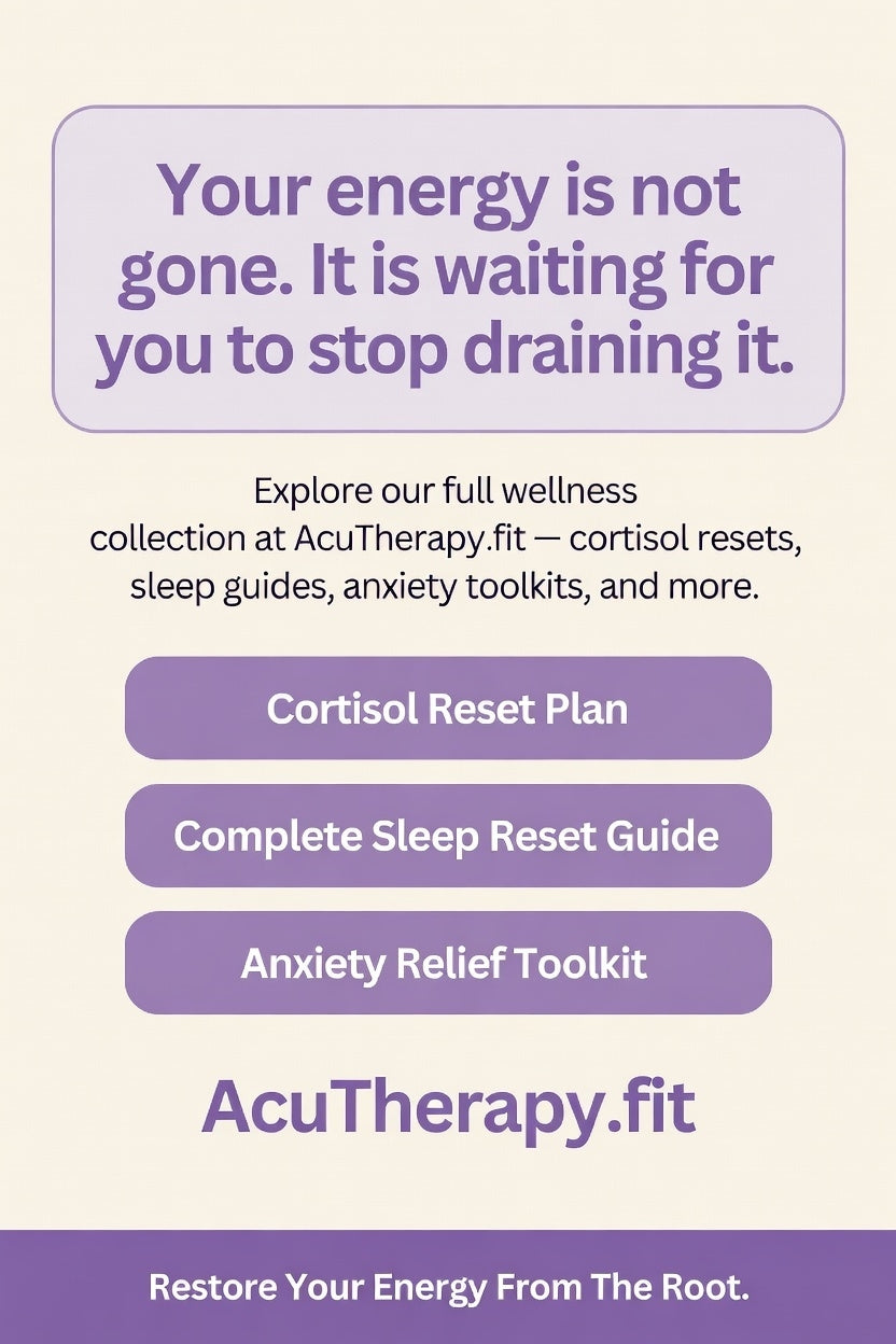 Adrenal Fatigue Recovery Guide — Printable Plan to Restore Energy, Balance Cortisol & Beat Burnout