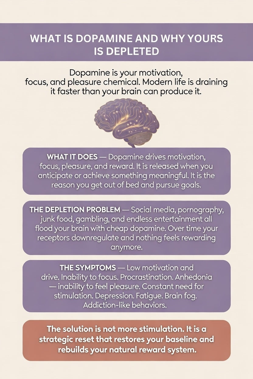 Dopamine Reset Guide — Printable Plan to Restore Motivation, Focus & Natural Reward System