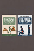 Desk Warrior Pack Bundle — Printable Desk Worker Recovery Plan + Sugar Detox Guide for Posture, Pain and Energy
